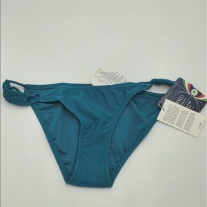 Volcom Bikini Bottom Teal Swim Suit NWT